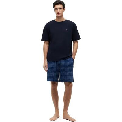 Tommy Hilfiger Pigiama A Maniche Corte Um0um0383 Des Sky / Brk Flg Aop XL Tommy Hilfiger Pigiama A Maniche Corte Um0um0383 Des Sky / Brk Flg Aop XL