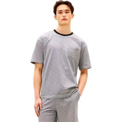 Tommy Hilfiger Pigiama A Maniche Corte Um0um0386 Black Mini Stripe 2XL Tommy Hilfiger Pigiama A Maniche Corte Um0um0386 Black Mini Stripe 2XL