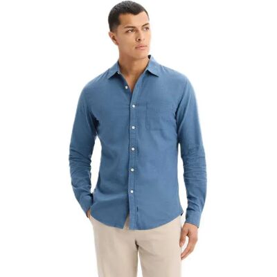 Dockers Camicia A Maniche Lunghe Slim Original Bering Sea L Dockers Camicia A Maniche Lunghe Slim Original Bering Sea L