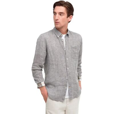 Barbour Camicia A Maniche Lunghe Linton Olive M Barbour Camicia A Maniche Lunghe Linton Olive M