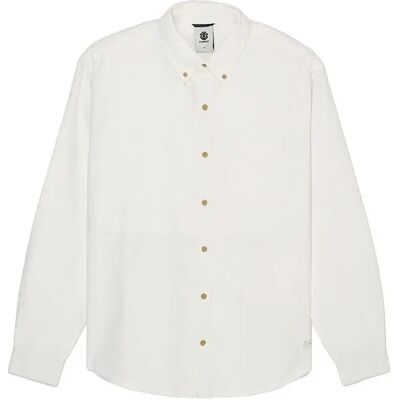 Element Camicia A Maniche Lunghe Button Down Oxford Regular Fit Oxford White XL Element Camicia A Maniche Lunghe Button Down Oxford Regular Fit Oxford White XL