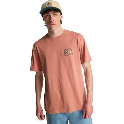 Billabong Maglietta A Maniche Corte Crayon Wave Dusty Rose XL Billabong Maglietta A Maniche Corte Crayon Wave Dusty Rose XL
