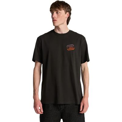 Billabong Maglietta A Maniche Corte Crayon Wave Washed Black XL Billabong Maglietta A Maniche Corte Crayon Wave Washed Black XL