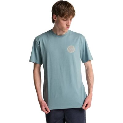 Billabong Maglietta A Maniche Corte Crayon Wave Washed Blue L Billabong Maglietta A Maniche Corte Crayon Wave Washed Blue L