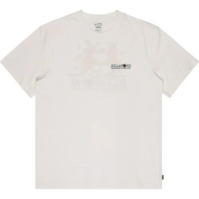 Billabong Maglietta A Maniche Corte Gentlemen White L Billabong Maglietta A Maniche Corte Gentlemen White L