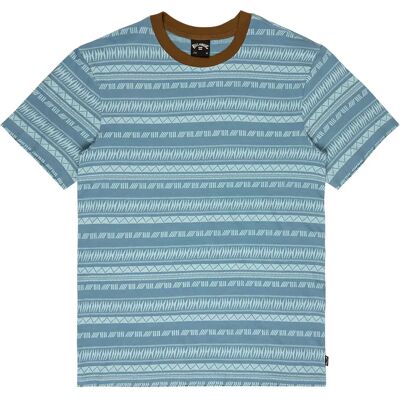 Billabong Maglietta A Maniche Corte Halfrack Washed Blue M Billabong Maglietta A Maniche Corte Halfrack Washed Blue M