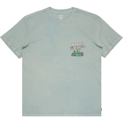 Billabong Maglietta A Maniche Corte Message Dusty Blue L Billabong Maglietta A Maniche Corte Message Dusty Blue L