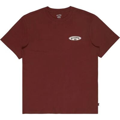 Billabong Maglietta A Maniche Corte Orbit Arch Burnt Red M Billabong Maglietta A Maniche Corte Orbit Arch Burnt Red M