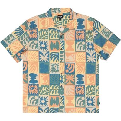 Billabong Camicia A Maniche Corte Vacay Real Teal XL Billabong Camicia A Maniche Corte Vacay Real Teal XL