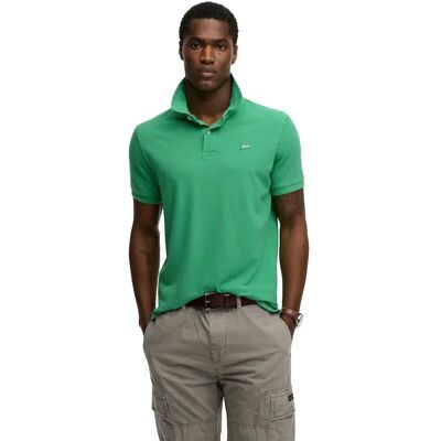 Superdry Polo A Maniche Corte Classic Pique Island Green S Superdry Polo A Maniche Corte Classic Pique Island Green S