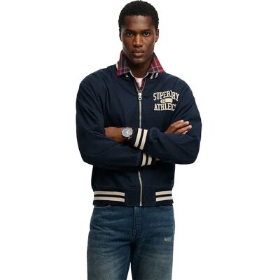 Superdry Giacca Bomber Twill Varsity Eclipse Navy L Superdry Giacca Bomber Twill Varsity Eclipse Navy L