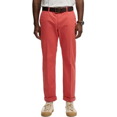 Superdry Pantaloni Chino Premium Regular Fit Lobster Red 30 Superdry Pantaloni Chino Premium Regular Fit Lobster Red 30