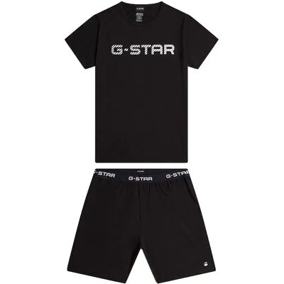 G-star Pigiama A Maniche Corte D2902-01 Black 2XL G-star Pigiama A Maniche Corte D2902-01 Black 2XL