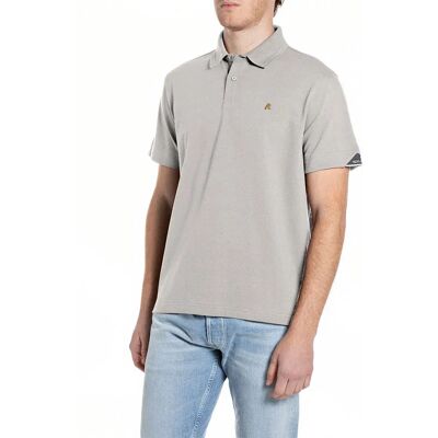 Replay Polo A Maniche Corte M331 .000.21868 Pearl Grey 2XL Replay Polo A Maniche Corte M331 .000.21868 Pearl Grey 2XL