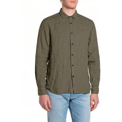 Replay Camicia A Maniche Lunghe M159 .000.81388b Tundra Green 2XL Replay Camicia A Maniche Lunghe M159 .000.81388b Tundra Green 2XL