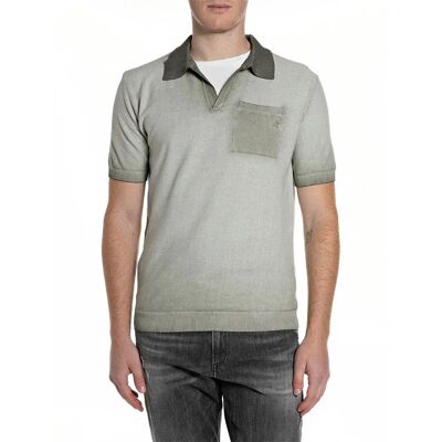 Replay Polo A Maniche Corte Uk70.000.g20785a Tundra Green 2XL Replay Polo A Maniche Corte Uk70.000.g20785a Tundra Green 2XL