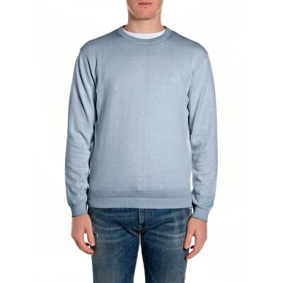 Replay Polo A Maniche Corte Uk705.000.g20785a Pewter Blue 2XL Replay Polo A Maniche Corte Uk705.000.g20785a Pewter Blue 2XL