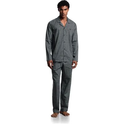 Emporio Armani Pigiama A Maniche Lunghe Em000615_af19318 Armani Blue Aop XL Emporio Armani Pigiama A Maniche Lunghe Em000615_af19318 Armani Blue Aop XL