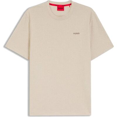 Hugo Maglietta Da Pigiama A Maniche Corte Austin Light Beige 2XL Hugo Maglietta Da Pigiama A Maniche Corte Austin Light Beige 2XL