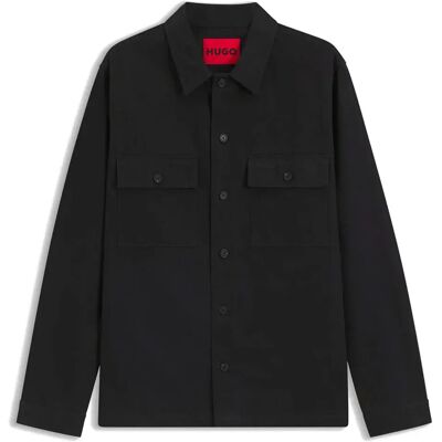 Hugo Camicia A Maniche Lunghe Epoldo 1021612 01 Black 2XL Hugo Camicia A Maniche Lunghe Epoldo 1021612 01 Black 2XL