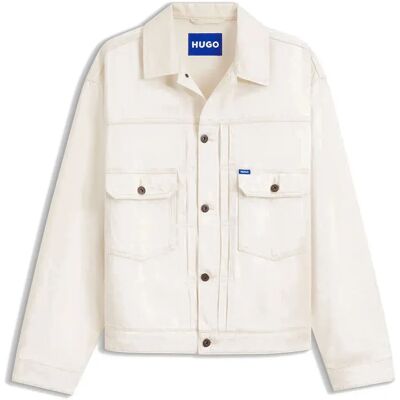 Hugo Giacca Di Jeans Nial Blue Open White M Hugo Giacca Di Jeans Nial Blue Open White M