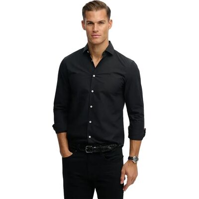 Superdry Camicia A Maniche Lunghe Classic Tailored Black M Superdry Camicia A Maniche Lunghe Classic Tailored Black M