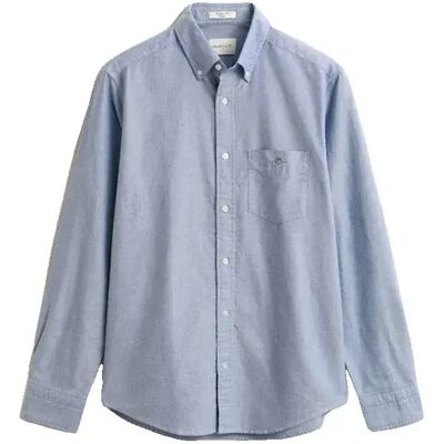 Gant Camicia A Maniche Lunghe Oxford Regular Fit College Blue S Gant Camicia A Maniche Lunghe Oxford Regular Fit College Blue S