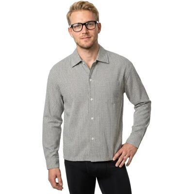 Jack & Jones Camicia A Maniche Lunghe Austin Clean Check Odyssey Gray / Checks XL Jack & Jones Camicia A Maniche Lunghe Austin Clean Check Odyssey Gray / Checks XL