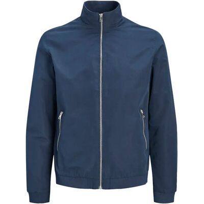 Jack & Jones Giacca Rush Harrington Plus Size Navy Blazer 5XL Jack & Jones Giacca Rush Harrington Plus Size Navy Blazer 5XL