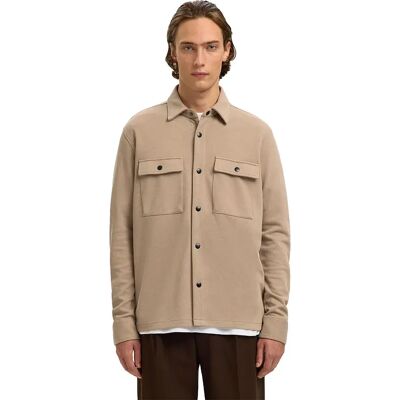Selected Camicia Overshirt Jackie Savannah Tan L Selected Camicia Overshirt Jackie Savannah Tan L