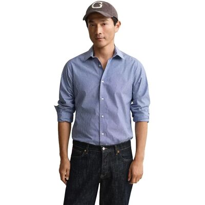 Gant Camicia A Maniche Lunghe 3260030 Slim Fit College Blue S Gant Camicia A Maniche Lunghe 3260030 Slim Fit College Blue S