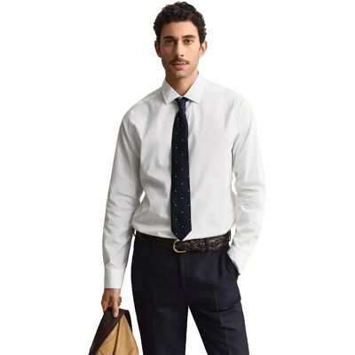 Gant Camicia A Maniche Lunghe 3260080 Regular Fit White XL Gant Camicia A Maniche Lunghe 3260080 Regular Fit White XL