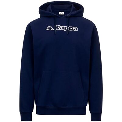 Kappa Felpa Con Cappuccio Femmo Blue Marine L Kappa Felpa Con Cappuccio Femmo Blue Marine L