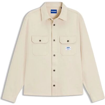 Hugo Camicia A Maniche Lunghe Ekynone 10278658 Open White S Hugo Camicia A Maniche Lunghe Ekynone 10278658 Open White S
