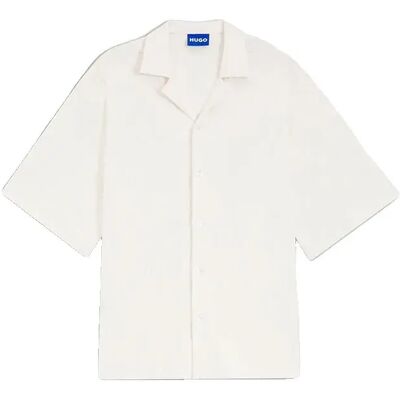 Hugo Camicia A Maniche Corte Eligino 10278177 Open White XS Hugo Camicia A Maniche Corte Eligino 10278177 Open White XS