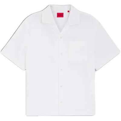 Hugo Camicia A Maniche Corte Exolino 1027836 Open White XL Hugo Camicia A Maniche Corte Exolino 1027836 Open White XL
