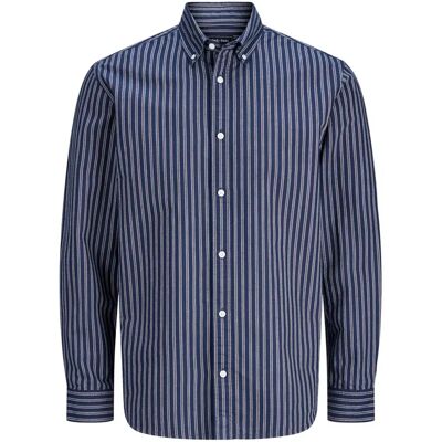 Jack & Jones Camicia A Maniche Lunghe Eharvey Oxford Navy Blazer / Regular Fit 2XL Jack & Jones Camicia A Maniche Lunghe Eharvey Oxford Navy Blazer / Regular Fit 2XL