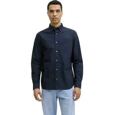 Jack & Jones Camicia A Maniche Lunghe Eharvey Oxford Sky Captain / Regular Fit L Jack & Jones Camicia A Maniche Lunghe Eharvey Oxford Sky Captain / Regular Fit L