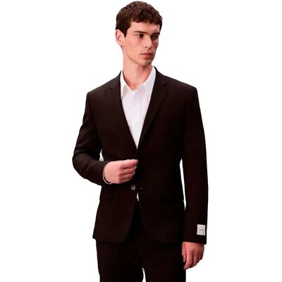 Calvin Klein Blazer Lv1ld37g Slim Fit Black 52 Calvin Klein Blazer Lv1ld37g Slim Fit Black 52
