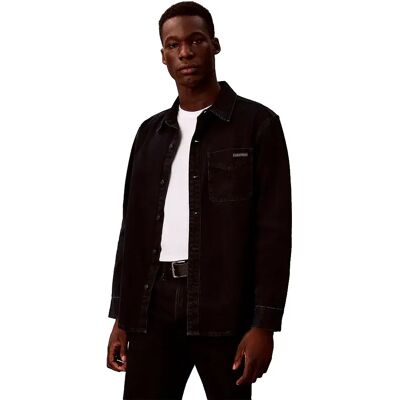 Calvin Klein Jeans Camicia Overshirt 90´s Blue Black Stone 2XL Calvin Klein Jeans Camicia Overshirt 90´s Blue Black Stone 2XL