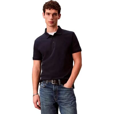 Calvin Klein Jeans Polo A Maniche Corte Classic Monogram Dark Sapphire S Calvin Klein Jeans Polo A Maniche Corte Classic Monogram Dark Sapphire S