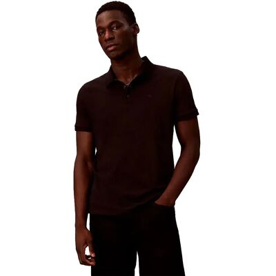 Calvin Klein Jeans Polo A Maniche Corte Classic Monogram Black XS Calvin Klein Jeans Polo A Maniche Corte Classic Monogram Black XS