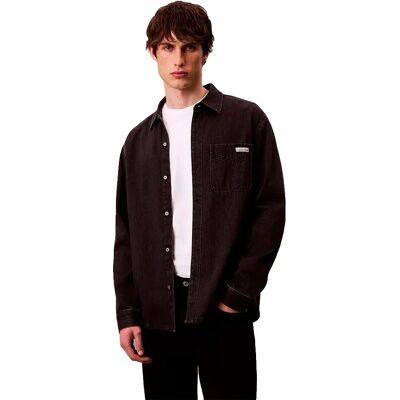 Calvin Klein Jeans Camicia Overshirt Classic 205 Black L Calvin Klein Jeans Camicia Overshirt Classic 205 Black L