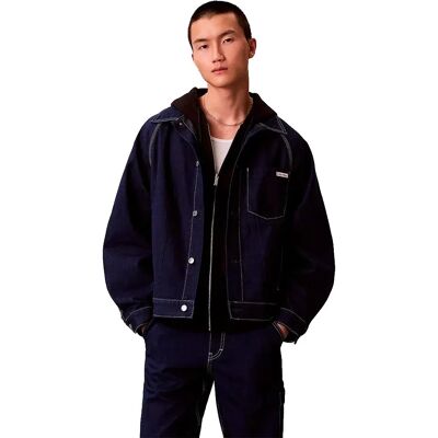 Calvin Klein Jeans Giacca Di Jeans Denim Darted Shuriken Rinse XL Calvin Klein Jeans Giacca Di Jeans Denim Darted Shuriken Rinse XL