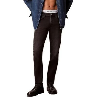 Calvin Klein Jeans Jeans Lv0rb75g Slim Tapered Fit Black Oil Slick 38 Calvin Klein Jeans Jeans Lv0rb75g Slim Tapered Fit Black Oil Slick 38