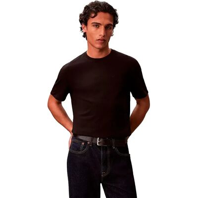 Calvin Klein Jeans Maglietta A Maniche Corte Lv0rd001g 2 Unità Black / Bright White L Calvin Klein Jeans Maglietta A Maniche Corte Lv0rd001g 2 Unità Black / Bright White L