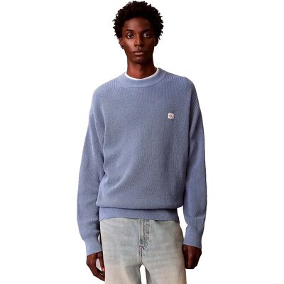 Calvin Klein Jeans Maglione Lv0rd313g Dusty Sailor Blue 2XL Calvin Klein Jeans Maglione Lv0rd313g Dusty Sailor Blue 2XL
