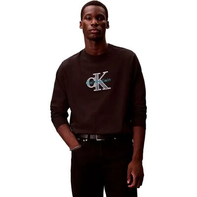 Calvin Klein Jeans Maglietta A Maniche Lunghe Lv0re257g Black XL Calvin Klein Jeans Maglietta A Maniche Lunghe Lv0re257g Black XL