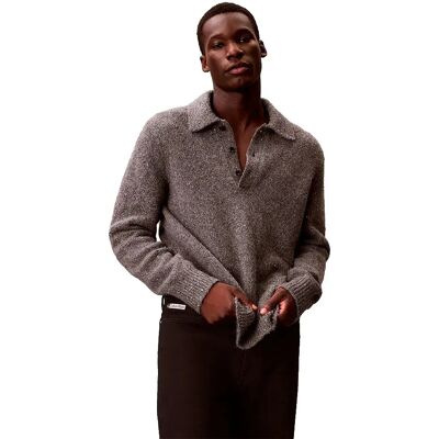 Calvin Klein Jeans Maglione Lv0re302g Medium Grey Heather 2XL Calvin Klein Jeans Maglione Lv0re302g Medium Grey Heather 2XL
