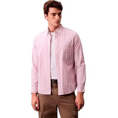 Calvin Klein Jeans Camicia A Maniche Lunghe Lv0re113g Orchid Haze M Calvin Klein Jeans Camicia A Maniche Lunghe Lv0re113g Orchid Haze M
